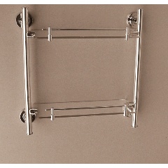 Изображение товара Полка PALLADIUM OPENCLOSE SYSTEM стеклянная двойная Manzzaro 52.02.00 СР