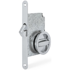 Изображение товара Ручка PALLADIUM OPENCLOSE SYSTEM с замком для раздвижных дверей Palladium 03 BK CP