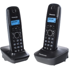 Изображение товара Радиотелефон Panasonic KX-TG1612RUH с 2 трубками и DECT стандартом