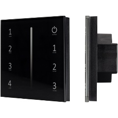 Изображение товара Панель управления Arlight Sens Smart-P17-Dim Black 028129