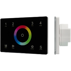 Изображение товара Панель управления Arlight Sens Smart-P83-RGB Black 028403