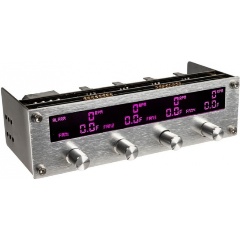Изображение товара Панель управления вентиляторами Lamptron FC6 SYNC Silver