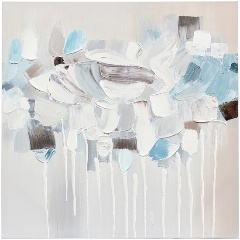 Изображение товара Декоративное панно Bergenson Bjorn Fleur, 60х60 см, голубой (BB0000965)