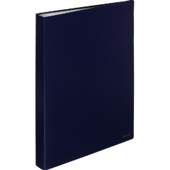 Изображение товара Папка файловая Комус 40 т.-синяя, с карманом для CD/визитки
