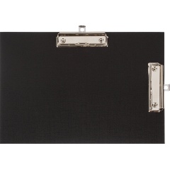 Изображение товара Папка-планшет Attache A4 горизонтальный, с двумя зажимами черный
