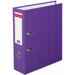 Изображение товара Папка-регистратор BRAUBERG 80 мм ПВХ для А4 фиолетовая