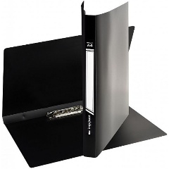 Изображение товара Папка с прижимами INFORMAT А4 прижим черный пластик 550 мкм