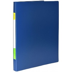 Изображение товара Папка с прижимами INFORMAT А4 прижим синий пластик 550 мкм