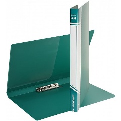 Изображение товара Папка с прижимами INFORMAT А4 прижим зелен. пластик 750 мкм внутренний карман