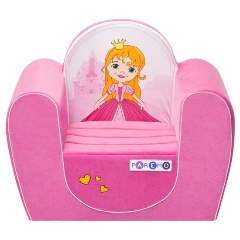 Изображение товара Кресло детское PAREMO Принцесса, розовый, PCR316