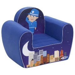 Изображение товара Детское бескаркасное кресло PAREMO серия Экшен Полицейский для малышей
