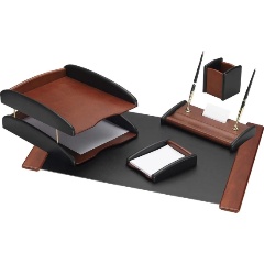 Изображение товара Набор настольный Good Sunrise RS5M-3A (5 предметов) палисандр МДФ черный/коричневый
