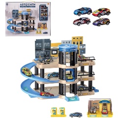 Изображение товара Игровой набор ABTOYS PT-01771 Парковка АвтоСити трехуровневая с лифтом в наборе с 4 машинками