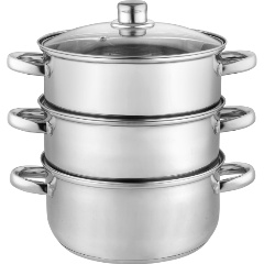 Изображение товара Пароварка Bekker BK-3886 10,6л из нержавеющей стали с двухуровневыми пароварками