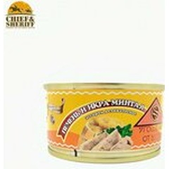 Изображение товара Паштет из печени и икра минтая Угощение от моря "Ассорти деликатесное" 125 г