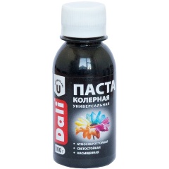 Изображение товара Паста колерная Dali, универсальная, 0,1 кг, черная