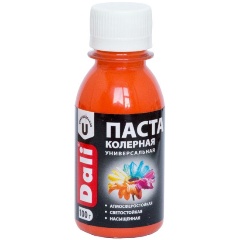 Изображение товара Паста колерная Dali универсальная персик 0,1 кг для декоративных работ