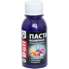 Изображение товара Паста колерная Dali универсальная сиреневая 0,1 кг для декоративных работ