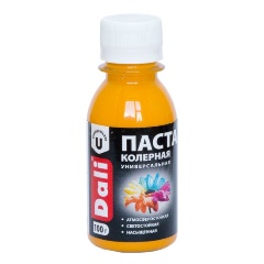 Изображение товара Паста колерная Dali универсальная 0,1 кг золотисто-желтая для художественных работ