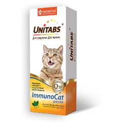 Изображение товара Паста Unitabs ImmunoCat с Q10 с таурином для кошек, 120мл