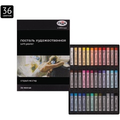 Изображение товара Пастель художественная Гамма "Старый мастер", 36 цветов, картон. упаковка