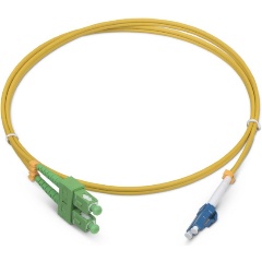 Изображение товара Патч-корд оптический TopLan дуплексный LC/UPC-SC/APC 657A1 1 м LSZH