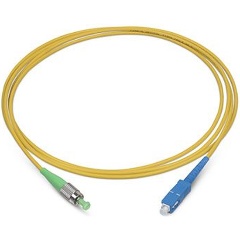 Изображение товара Патч-корд оптический TopLan FC/APC-SC/UPC, 0,5 м, симплексный