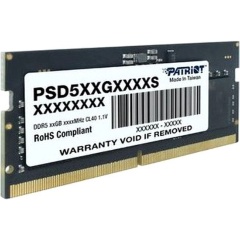 Изображение товара Оперативная память Patriot Memory SO-DIMM DDR5 16Gb 5600Mhz pc-44800 Signature Line CL46 1.1V (PSD516G560081S)