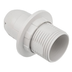 Изображение товара Патрон REXANT E14 с кольцом пластиковый термостойкий белый