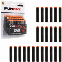 Изображение товара Мягкие пули Funmax Т24230 для бластера, 24 шт. безопасные игрушечные пули