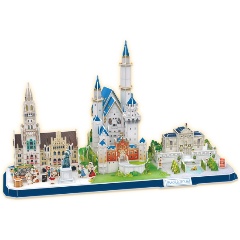 Изображение товара 3D пазл CityLine Бавария от CUBICFUN 178 деталей образовательный конструктор