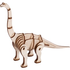 Изображение товара Пазл 3D REZARK NIZ-12 Серия Живая природа. Бронтозавр