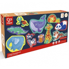 Изображение товара Пазл для детей HAPE Животные саванны 10 картинок обучающий развивающий набор