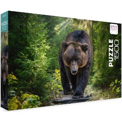 Изображение товара Пазл ФРЕЯ Медведь гризли на охоте, 1500 элементов
