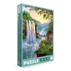 Изображение товара Пазл ФРЕЯ Волшебный водопад 1000 элементов для увлекательного творчества
