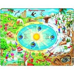 Изображение товара Пазл Larsen SS3 Времена года для детей 4+ яркая развивающая игра