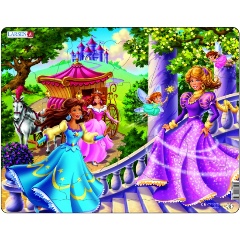 Изображение товара Пазл Larsen US10 Принцессы 24 элемента для детей от 3 лет