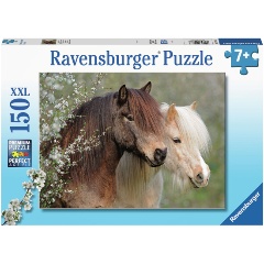 Изображение товара Пазл RAVENSBURGER Прекрасные пони, 150 элементов, развивающая головоломка детям