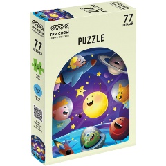 Изображение товара Пазл ТРИ СОВЫ Космические приключения, 77 эл.