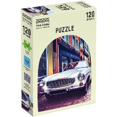 Изображение товара Пазл ТРИ СОВЫ Улочки Европы, 120 элементов, яркие городские улицы