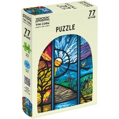 Изображение товара Пазл ТРИ СОВЫ Витраж, 77 эл.