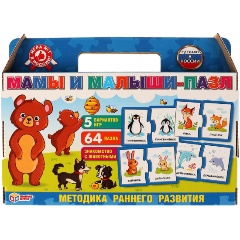 Изображение товара Пазл Мамы и малыши 64 элемента развивающая игра для детей 3+ Умные игры