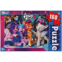 Изображение товара Пазл УМНЫЕ ИГРЫ Мой маленький пони 160 деталей для детей от 7 лет