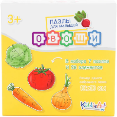 Изображение товара Пазлы для малышей KIDDIEART Овощи (28 дет.)