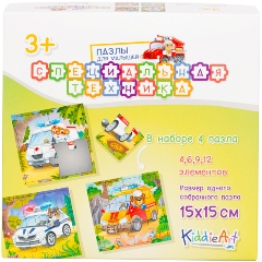Изображение товара Пазлы для малышей KIDDIEART Специальная техника (31 дет.)