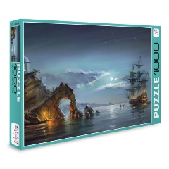 Изображение товара Пазл ФРЕЯ Лунная ночь, 1000 элементов