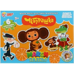 Изображение товара Пазлы-половинки для малышей Умные Игры Чебурашка 6 деталей раннее развитие