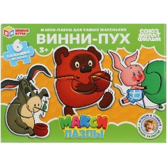 Изображение товара Пазлы-половинки для малышей УМНЫЕ ИГРЫ Винни-Пух, 4660254469549