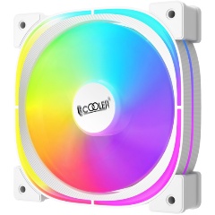 Изображение товара Вентилятор ПК PCCooler EF120 ARGB WH 120мм с RGB подсветкой внутренний охлаждающий