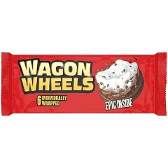 Изображение товара Печенье Wagon Wheels бисквитное с суфле Original 220г